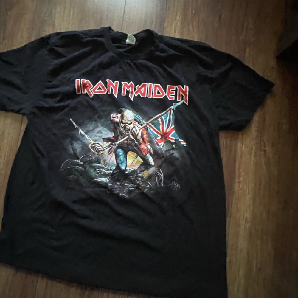 Pacifica Black Garment Iron Maiden shirt